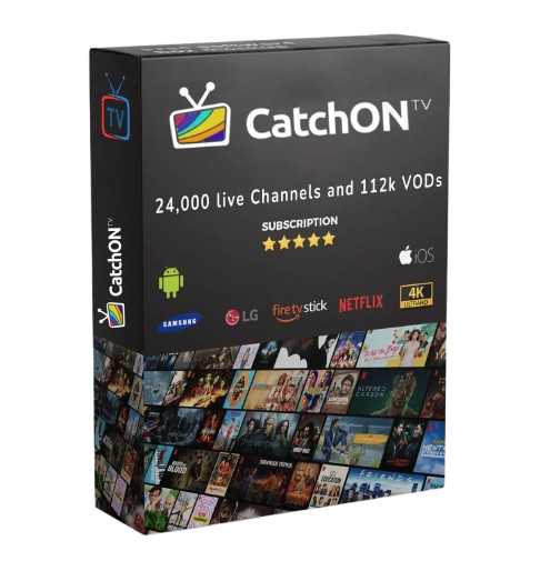 Catchon TV IPTV – Stream Live TV, Movies & Sports on All Devices
